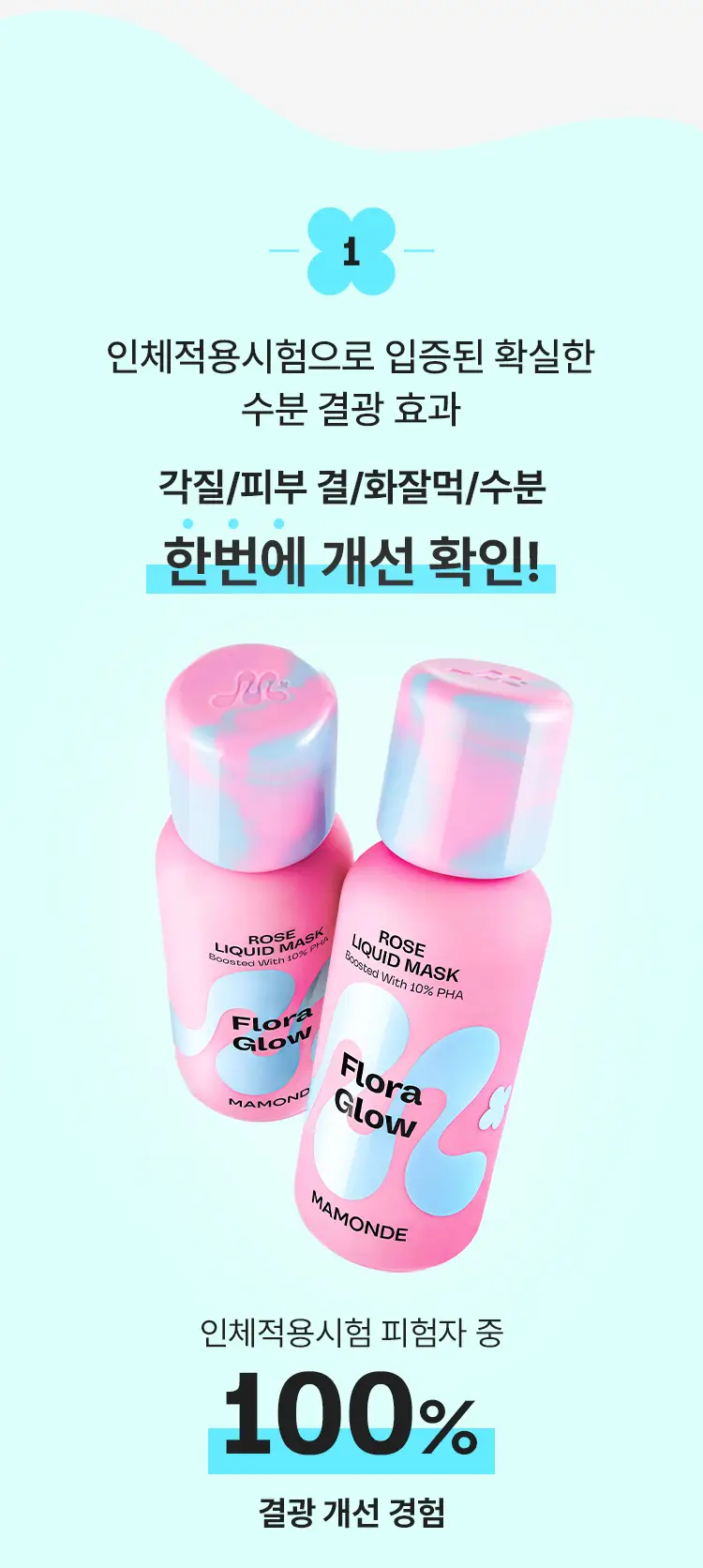 [NEW/미니 화잘먹] 마몽드 플로라 글로우 로즈 리퀴드 마스크 15ml 상세페이지 6